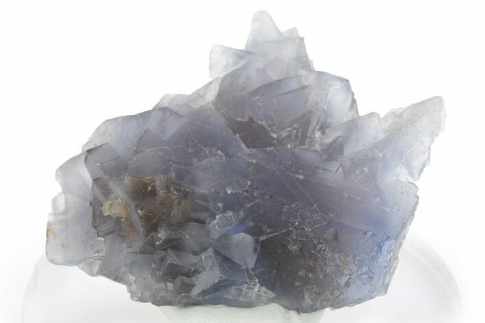 Blue and Purple Cubic Fluorite Crystal Cluster - Afghanistan #354684